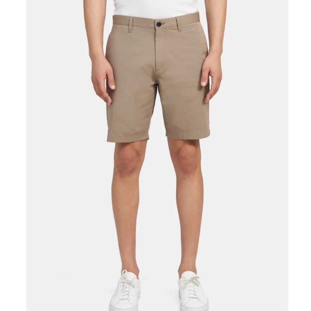 Theory Zaine Shorts in Bark- 33